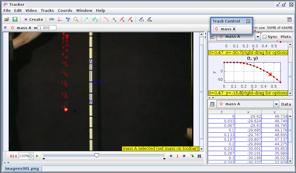 Tracker captura ecrã